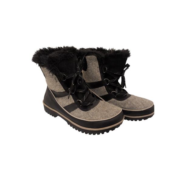 Sorel Tivoli Iv Grey and Black Snow Boots size 8 - Picture 2 of 10